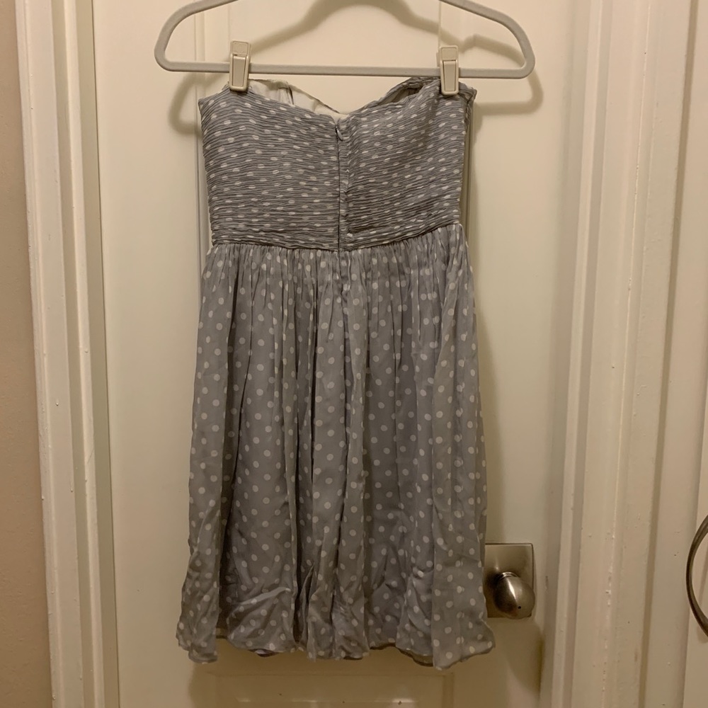 J. Crew  Arabelle Dress in Polka Dot Silk Chiffon - Picture 5 of 5